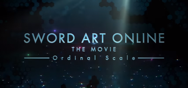 Movie title card for Sword Art Online The Movie: Ordinal Scale.
