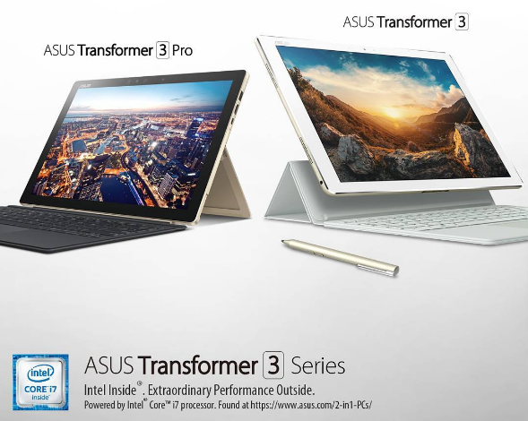 The Transformer 3 Mini is a lighter 10.1-inch 2-in-1 convertible with detachable keyboard cover that weighs just 1.75 lbs (including the cover).