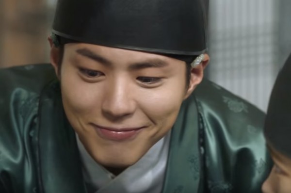 Actor Park Bo Gum during a scene on his drama "Moonlight Drawn By Clouds."
