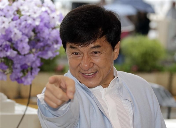 Director Jackie Chan attends a photocall for the film "Chinese Zodiac" during the 65th Cannes Film Festival, May 18, 2012. 