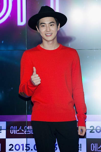 EXO's Suho during the Seoul premiere of SM Entertainment - 'SMtown The Stage'.