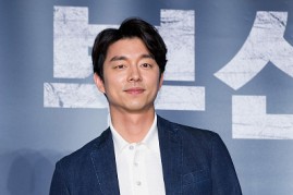 South Korean actor Gong Yoo during the press conference for 'Train To Busan'.