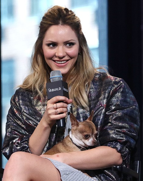 Katherine McPhee attends AOL Build Speaker Series to discuss 'Scorpion' at AOL Studios In New York on April 18, 2016 in New York City. 
