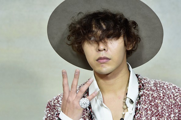 BIGBANG member G-Dragon attends a fashion event held in Paris, France.
