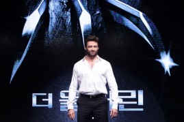 Actor Hugh Jackman attends during 'The Wolverine' press conference at Hyatt Hotel on July 15, 2013 in Seoul, South Korea. 
