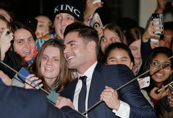 Zac Efron attended the "Mike And Dave Need Wedding Dates" fan premiere at Event Cinemas Parramatta on July 6 in Sydney, Australia. 