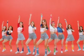 South Korean group IOI on the music video of their song “Very Very Very”.