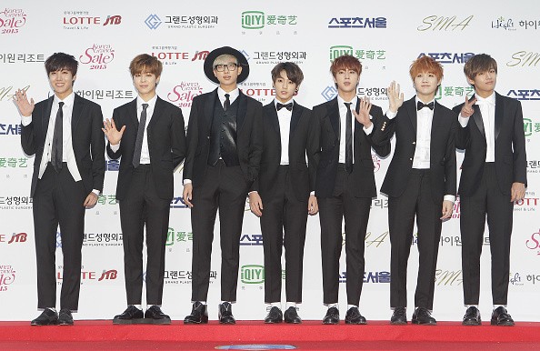 BTS members during the 24th Seoul Music Award.