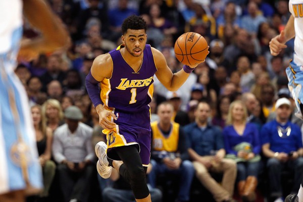 Los Angeles Lakers point guard D'Angelo Russell