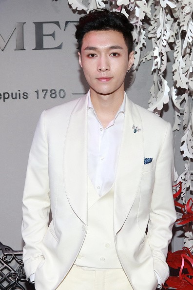 EXO's Lay during the Chaumet jewelry show in Beijing.