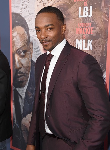 Actor Anthony Mackie attended the “All The Way” Los Angeles Premiere at Paramount Studios on May 10 in Hollywood City. 