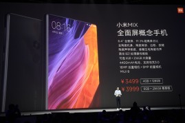  Lei Jun, Chairman and Chief Executive Officer of Xiaomi Inc., introduces Xiaomi VR glasses, new smartphones including Xiaomi Mi Note 2 and Xiaomi Mi Mix during a launch event at Peking University Gymnasium on October 25, 2016 in Beijing, China. Mi Mix, d