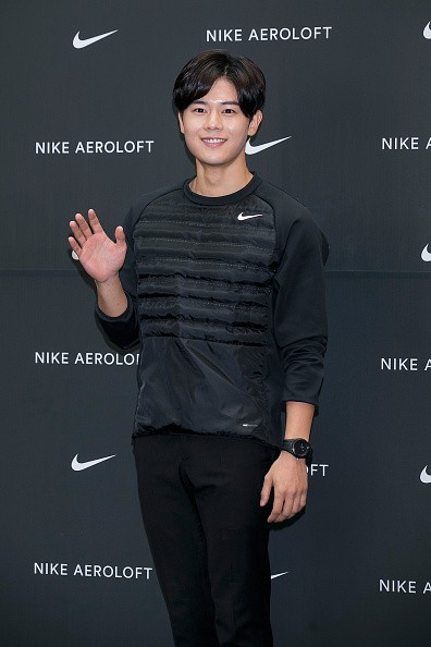  ZE:A's Dongjun during the 'NIKE Golf Aeroloft' Pop Up Store Launch Photocall.