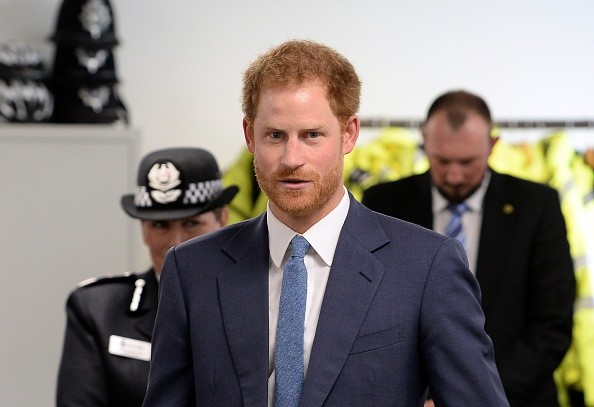 Prince Harry as he opens Nottingham's new Central Police Station on October 26, 2016 in Nottingham, England.