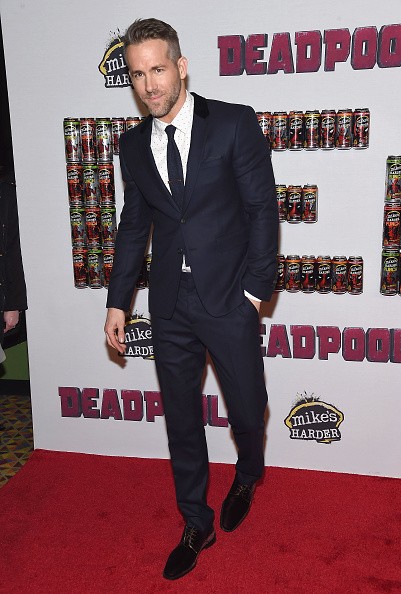Actor Ryan Reynolds attends the 'Deadpool' fan event at AMC Empire Theatre on February 8, 2016 in New York City.