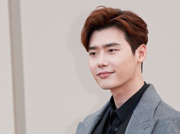 Actor Lee Jong Suk arrives at a Burberry event in London.