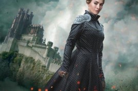 Cersei Lannister (Lena Headey), the enigmatic Queen of Westeros, is shown in a fan-made poster of 