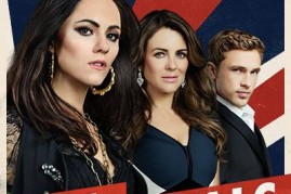 From left to right, Princess Eleanor (Alexandra Park), Queen Helena (Elizabeth Hurley) and Prince Liam (William Moseley) will return for 