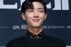 South Korean Ji Soo during press conference for 'One Way Trip'.