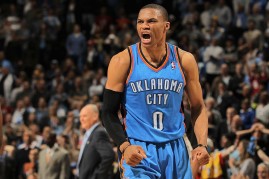 Oklahoma City Thunder point guard Russell Westbrook