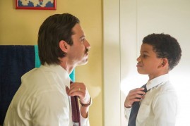 Milo Ventimiglia plays the role of Jack, the loving husband and doting father, is shown here having an alone time with son Randall in NBC's new hit drama 