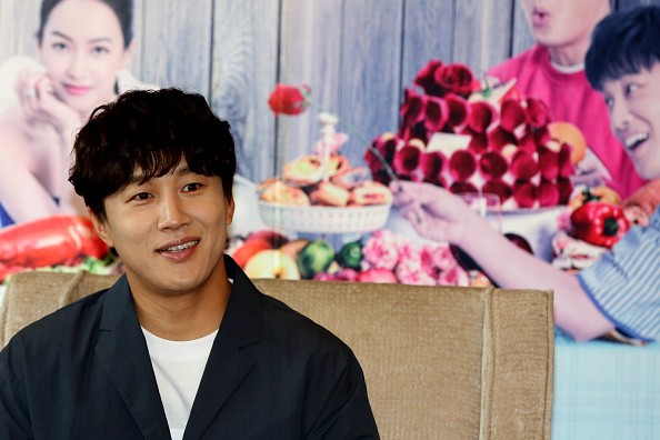 Cha Tae Hyun during the 'My New Sassy Girl' press conference in China.