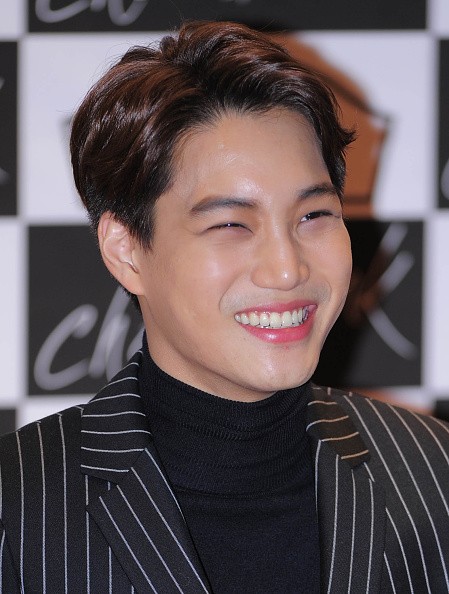 EXO's Kai attends the drama 'Choco Bank' press conference at Lotte Cinema