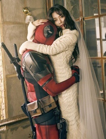 Hyuna and Deadpool make an unlikely but cute couple