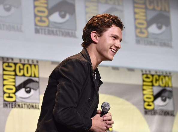 "Spider-Man: Homecoming" star Tom Holland in attendance during the San Diego Comic-Con International 2016.