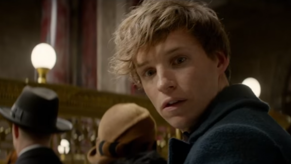 Eddie Redmayne stars as Newt Scamander in the film "Fantastic Beasts And Where To Find Them".