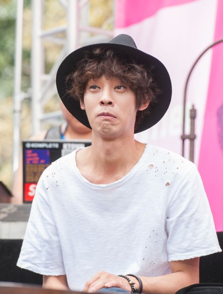 Singer Jung Joon Young attends the Mnet America show Danny From LA (DFLA) KCON 2014 - Day 2 at the Los Angeles Memorial Sports Arena on August 10, 2014 in Los Angeles, California.