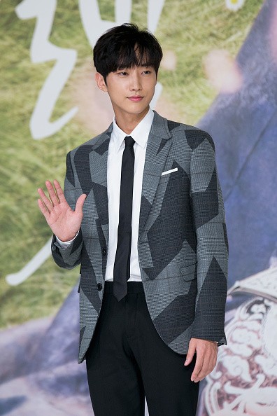 B1A4's Jinyoung during the press conference for KBS Drama 'Moonlight Drawn By Clouds'.