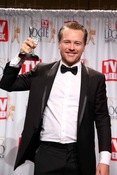 Actor Anthony Hayes celebrated winning the logie for Most Outstanding Actor at the 2013 Logie Awards at the Crown Palladium on April 7, 2013 in Melbourne, Australia. 