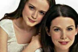 Alexis Bledel and Lauren Graham play daughter and mom in the hit TV series 