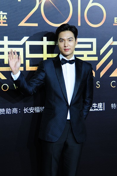 Lee Min Ho during the red carpet of Weibo Movie Awards Ceremony.
