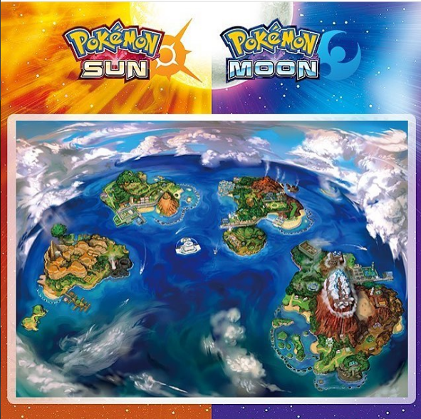 Featuring the islands in Pokemon Sun and Moon where Tutors reside and other Pokemon characters hide.