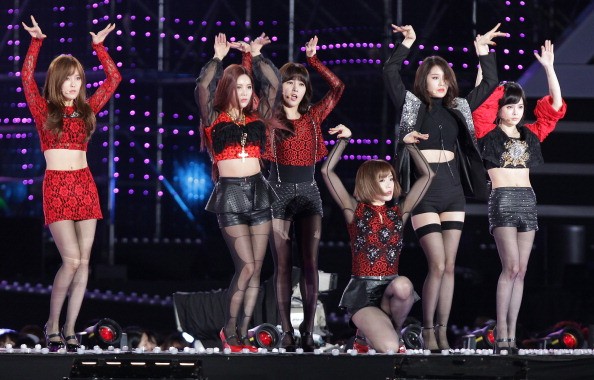 T-ara performs during the 20th Dream Concert in Seoul.