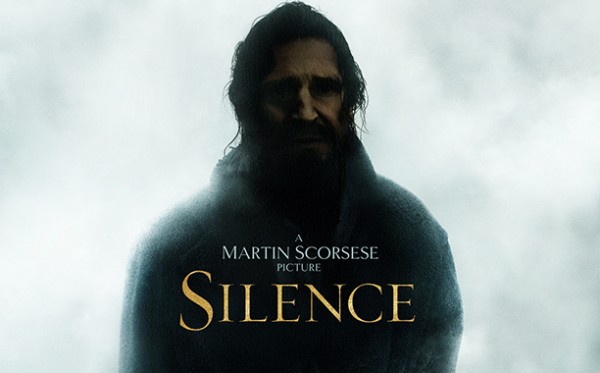 Liam Neeson on the official poster of Silence. 