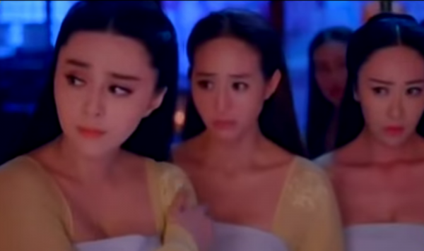 A screenshot of a Chinese web drama that was deemed inappropriate by China's censors. 