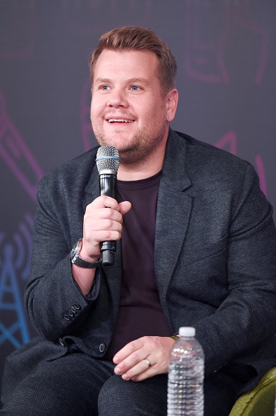 TV personality James Corden spoke onstage during Entertainment Weekly's PopFest at The Reef on Oct. 30 in Los Angeles, California. 