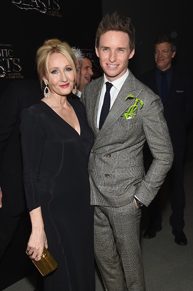 J. K. Rowling and Eddie Redmayne attended the "Fantastic Beasts And Where To Find Them" World Premiere at Alice Tully Hall, Lincoln Center on Nov. 10 in New York City.