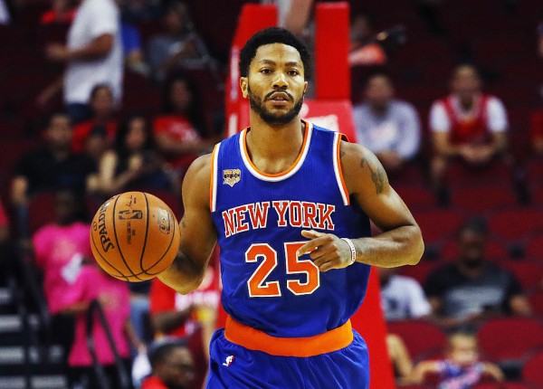New York Knicks point guard Derrick Rose