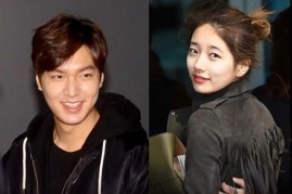 Real life couple actor Lee Min Ho and Miss A's Suzy Bae.