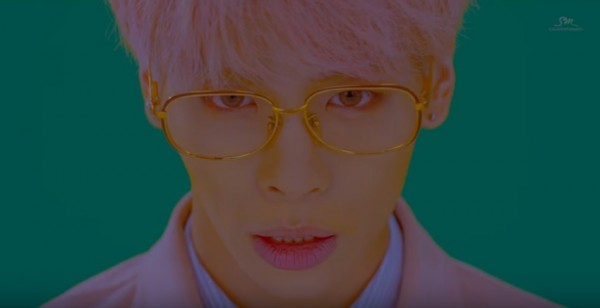 SHINee's Jonghyun in the official music video of "She Is."