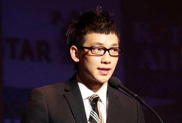 Singer-actor Rain during a press conference for "Rain's Coming" world tour.