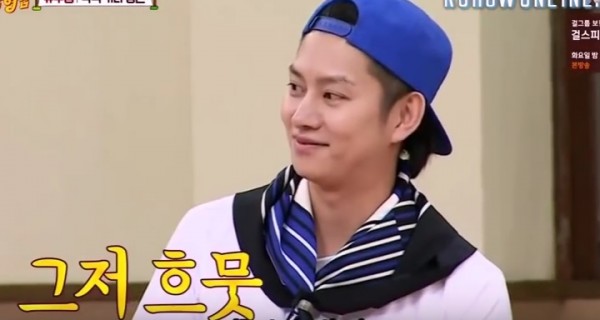 Super Junior's Heechul in an episode of entertainment program "A Hyung I Know.