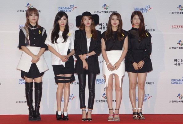 4minute in attendance during the 20th Dream Concert in Seoul.