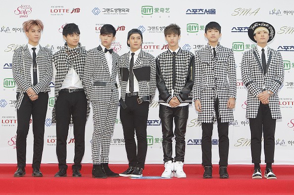 GOT7 members arrive at the 24th Seoul Music Awards.