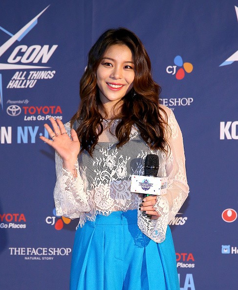 Singer Ailee during the KCON 2016 at Prudential Center.