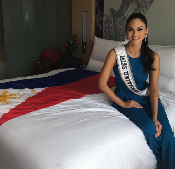Pia Alonzo Wurtzbach is the third Filipino beauty queen to win Miss Universe, the first and second being Gloria Diaz and Margarita Moran, respectively.